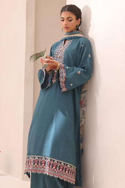 Embroidered Shirt Shalwar Dupatta - 1549