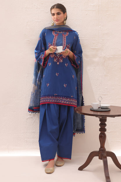 Embroidered Shirt Shalwar Dupatta - 1551