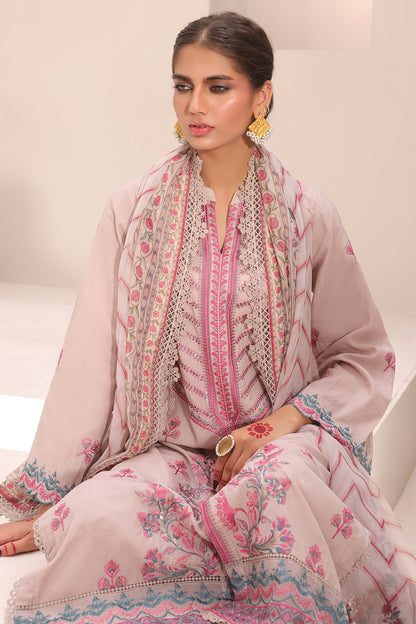 Embroidered Shirt Shalwar Dupatta - 1552