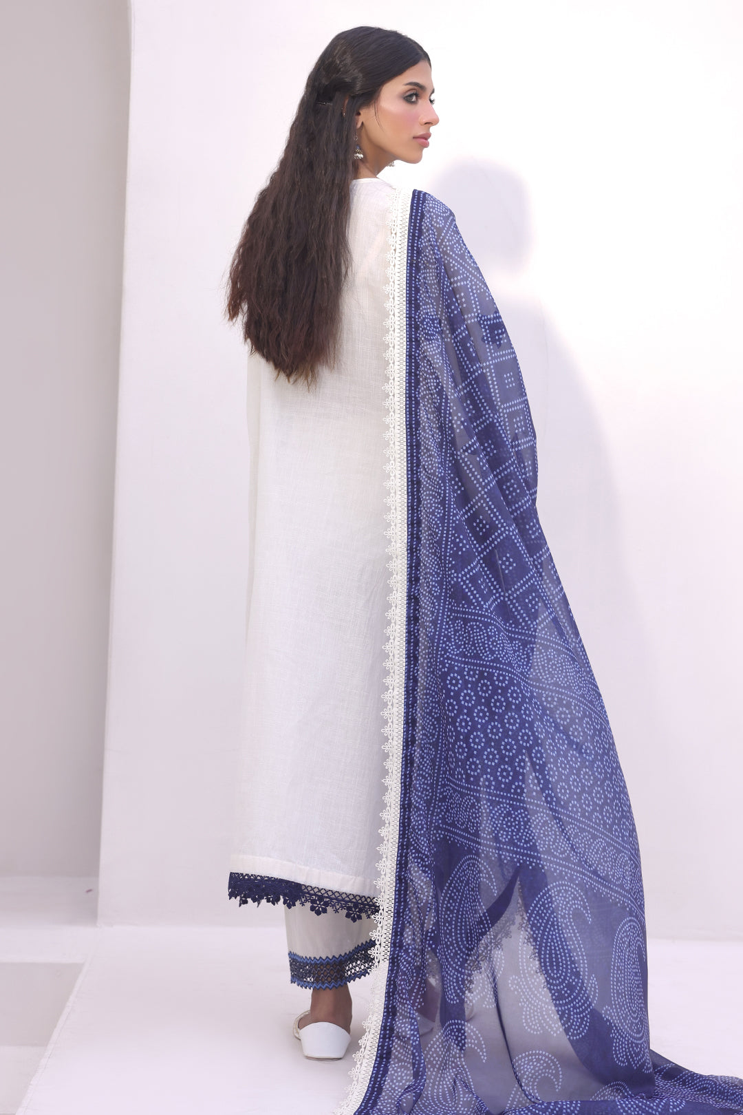 Embroidered Shirt Shalwar Dupatta - 1554