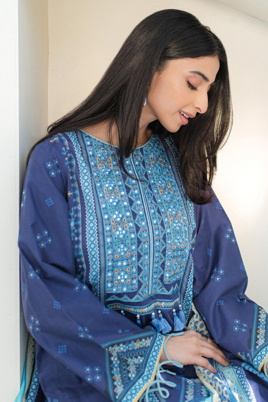 Embroidered Shirt Shalwar Dupatta - 1681