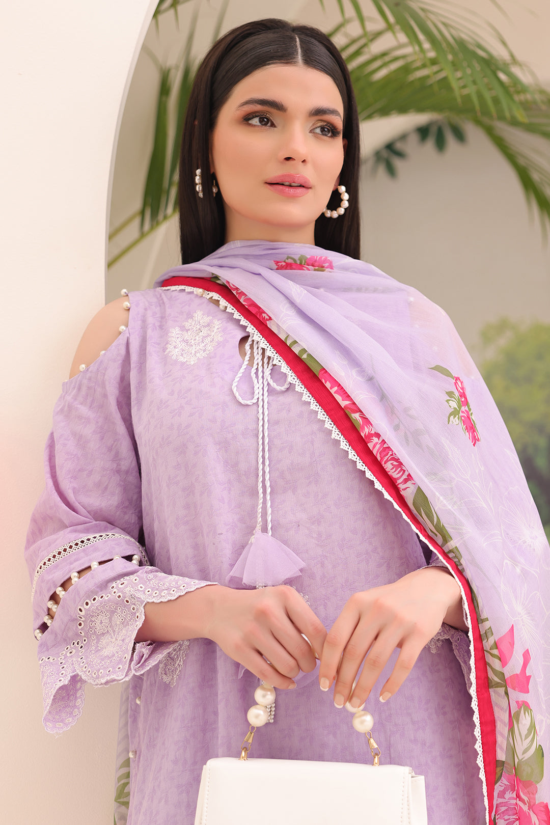 Embroidered Shirt Shalwar Dupatta - 1764