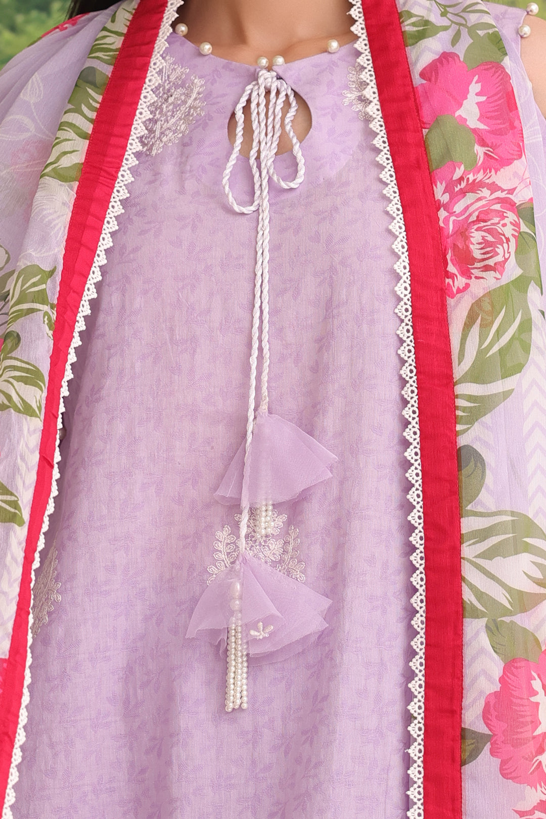 Embroidered Shirt Shalwar Dupatta - 1764