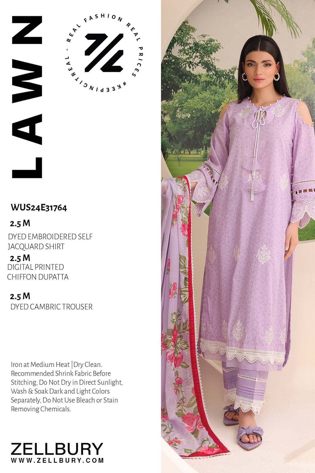 Embroidered Shirt Shalwar Dupatta - 1764