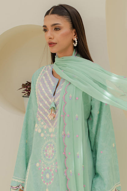 Embroidered Shirt Shalwar Dupatta - 1766