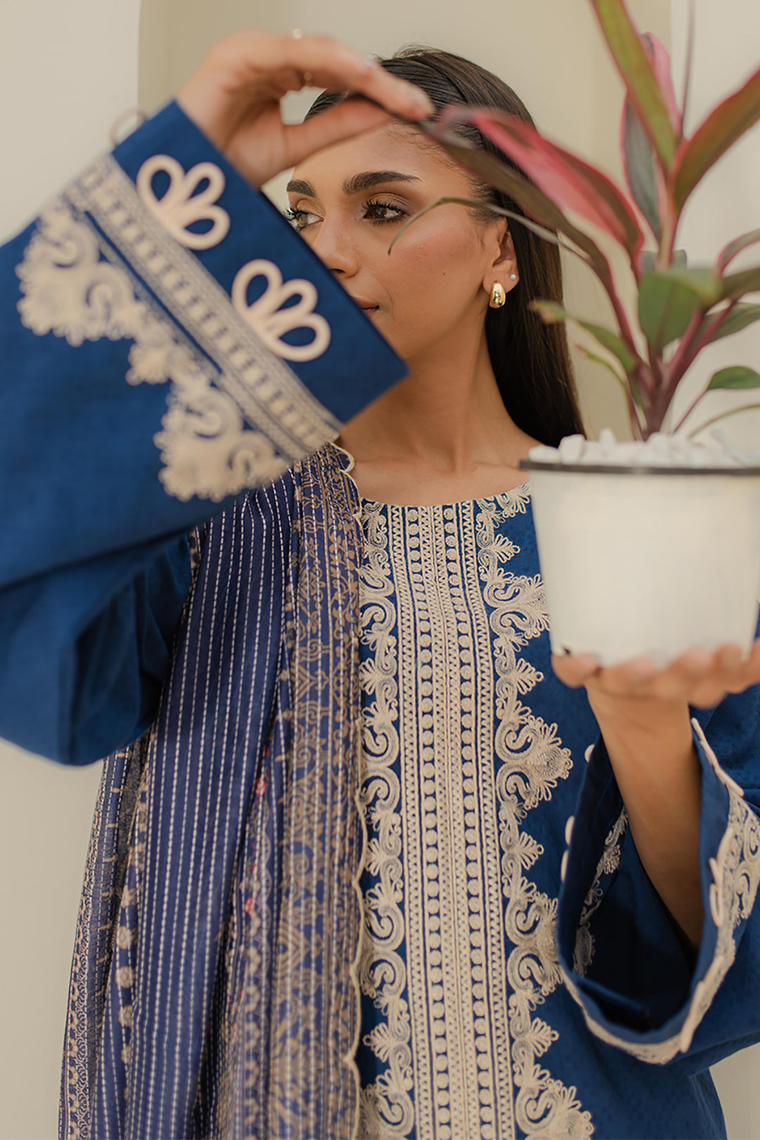 Embroidered Shirt Shalwar Dupatta - 1767