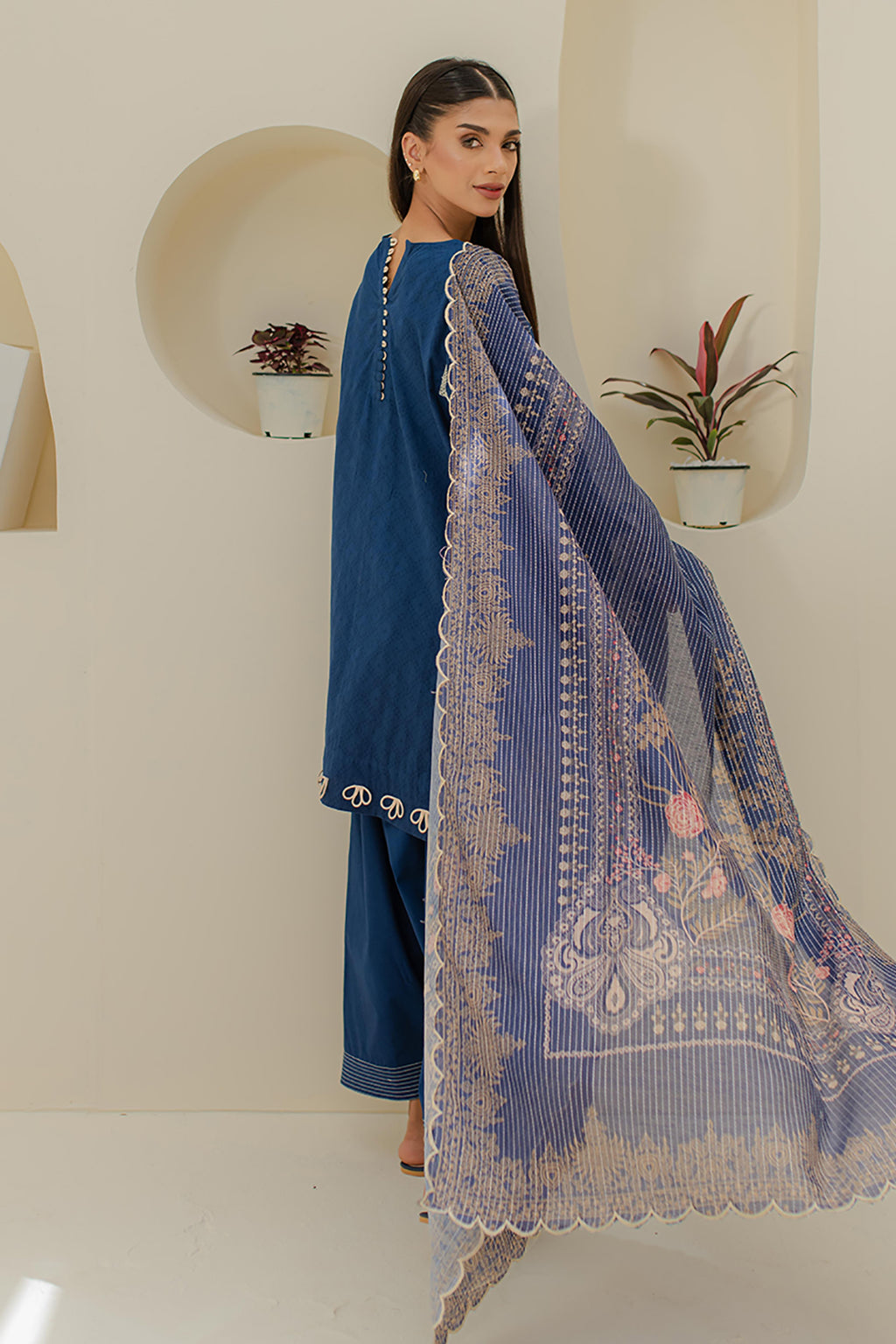 Embroidered Shirt Shalwar Dupatta - 1767
