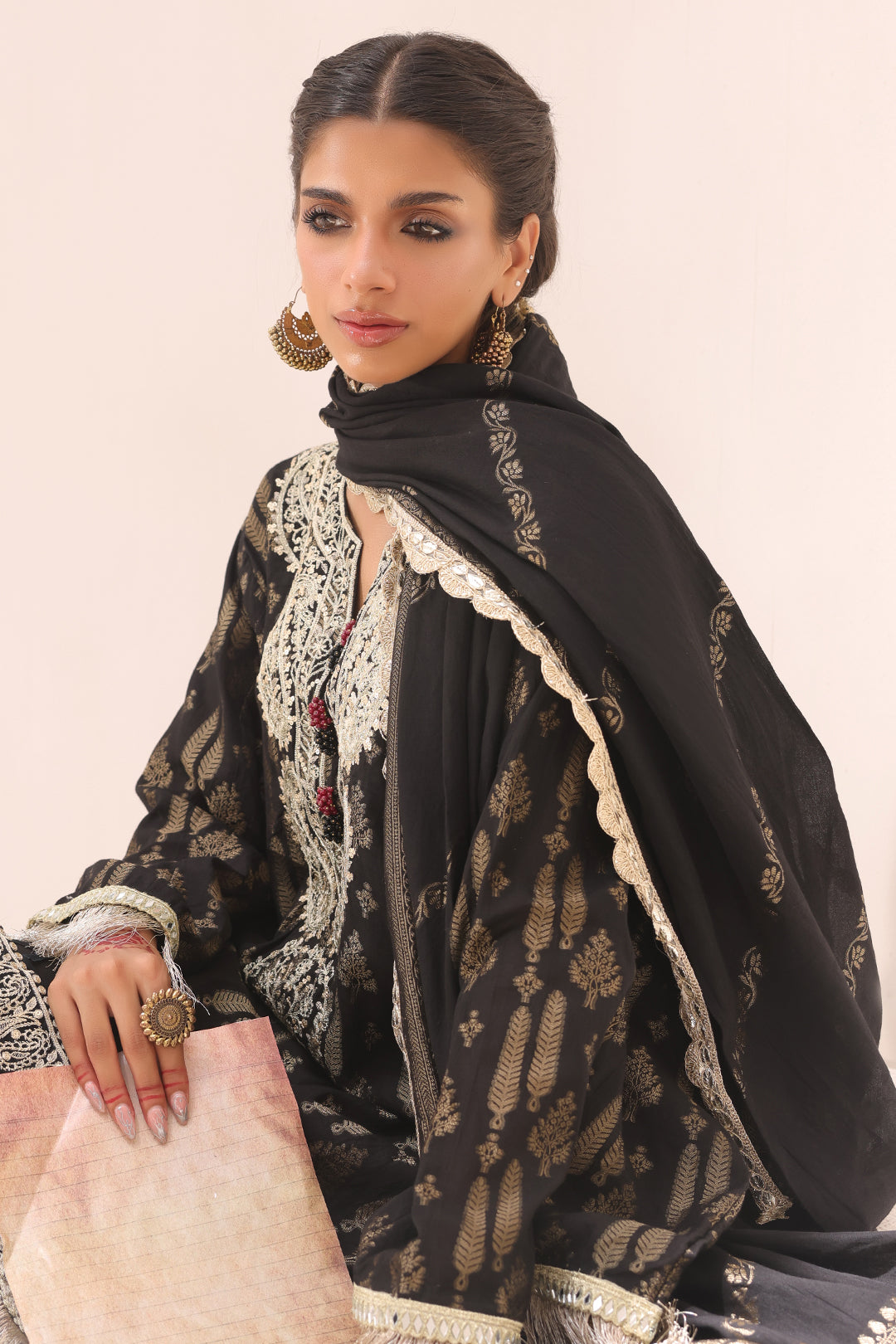 Embroidered Shirt Shalwar Dupatta - 1799