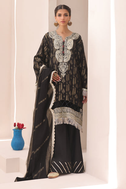 Embroidered Shirt Shalwar Dupatta - 1799