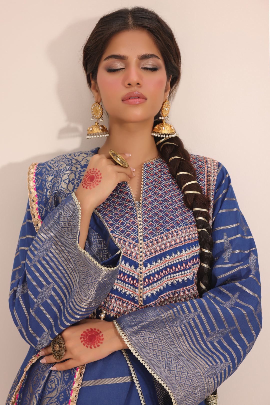 Embroidered Shirt Shalwar Dupatta - 1800