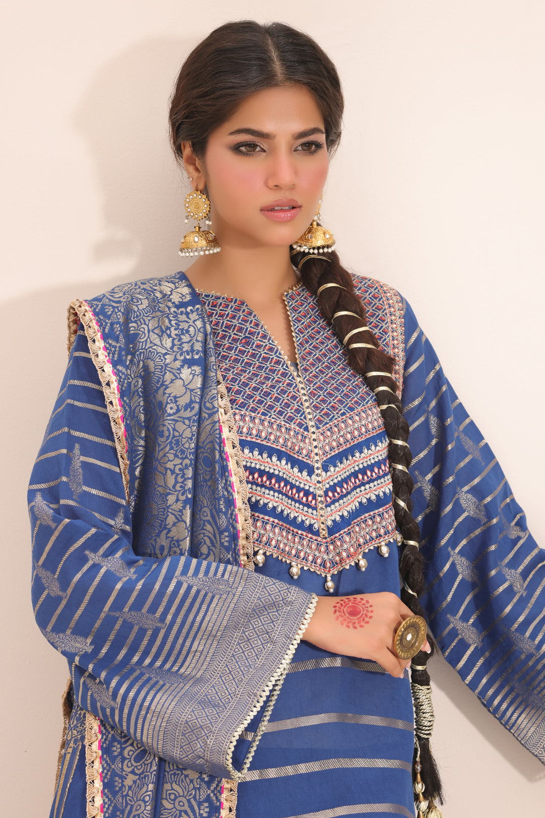 Embroidered Shirt Shalwar Dupatta - 1800