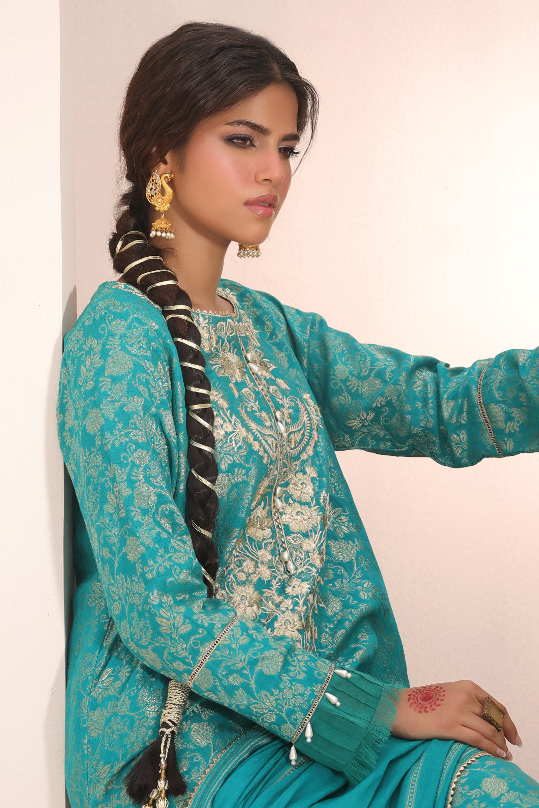 Embroidered Shirt Shalwar Dupatta - 1802