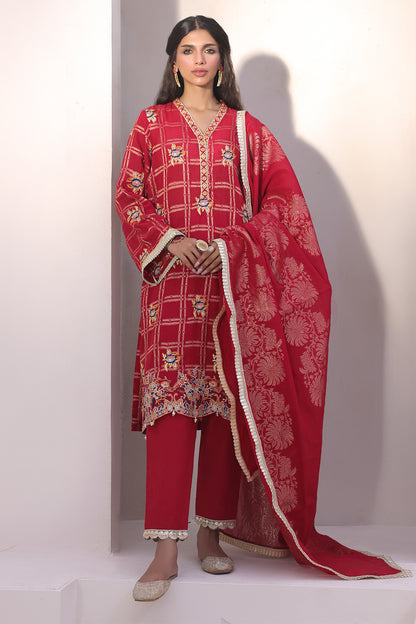 Embroidered Shirt Shalwar Dupatta - 1803