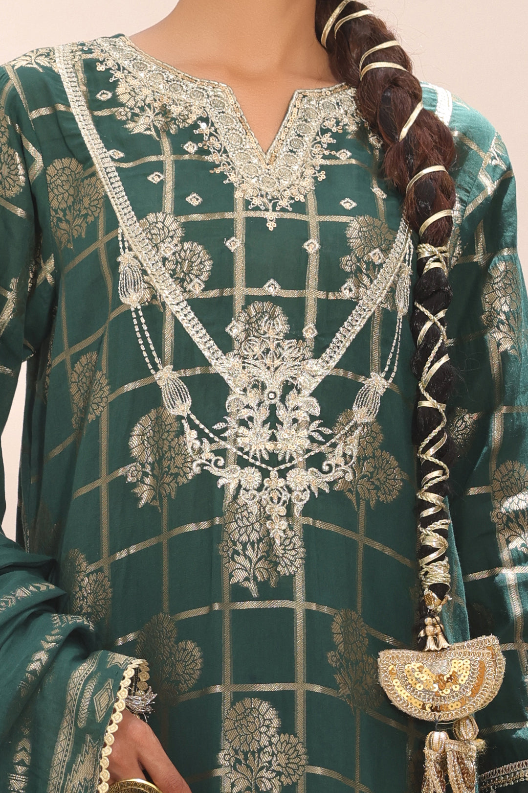 Embroidered Shirt Shalwar Dupatta - 1805