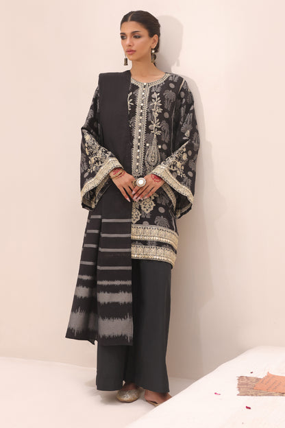 Embroidered Shirt Shalwar Dupatta - 1806