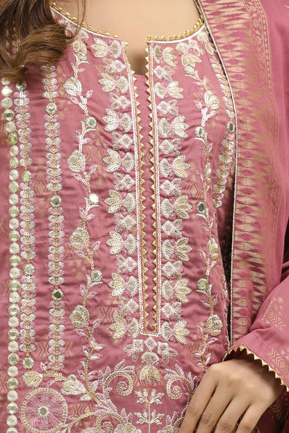 Embroidered Shirt Shalwar Dupatta - 1807