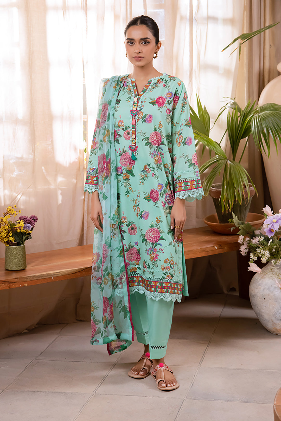 Shirt Shalwar Dupatta - 1046