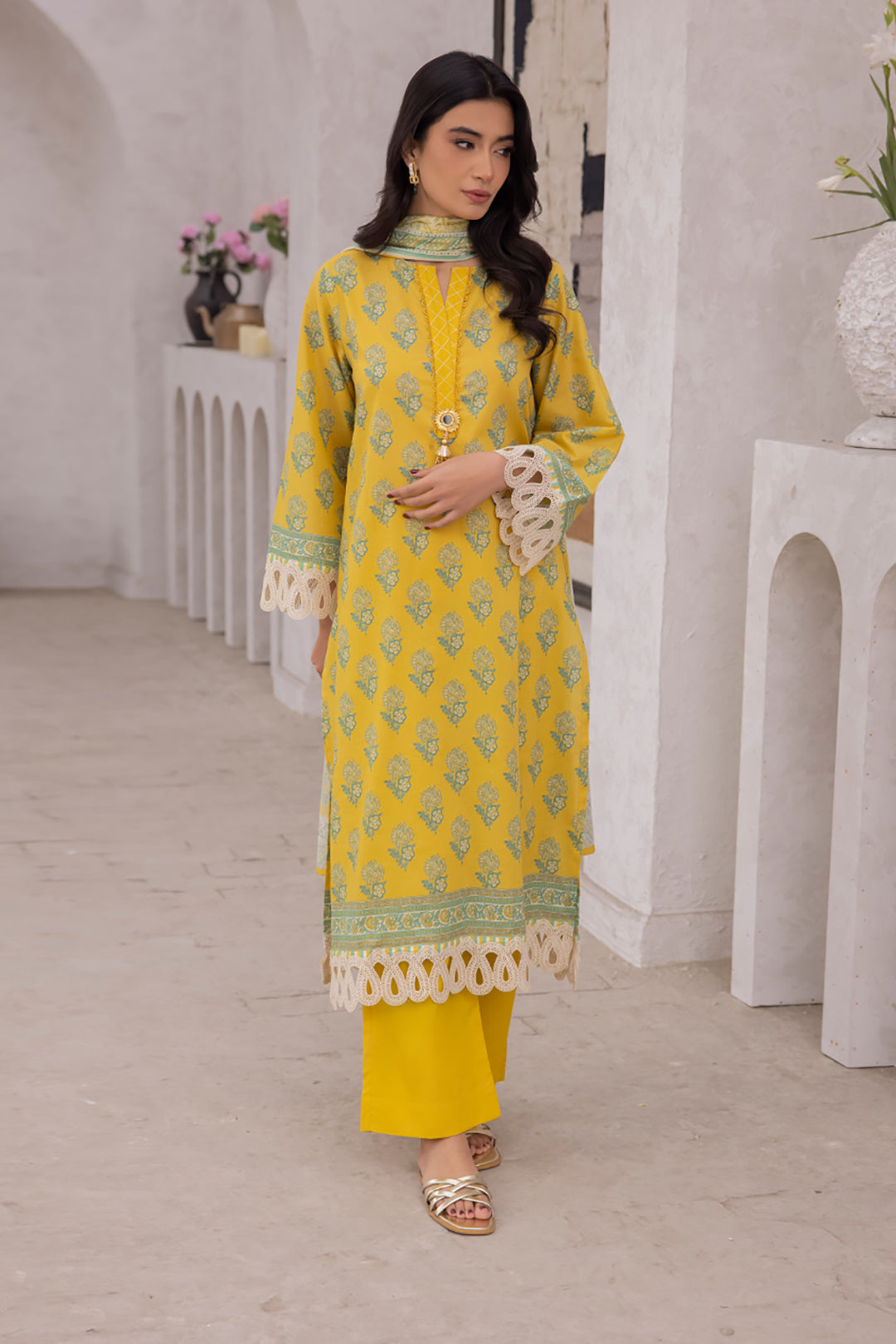 Shirt Shalwar Dupatta - 1075