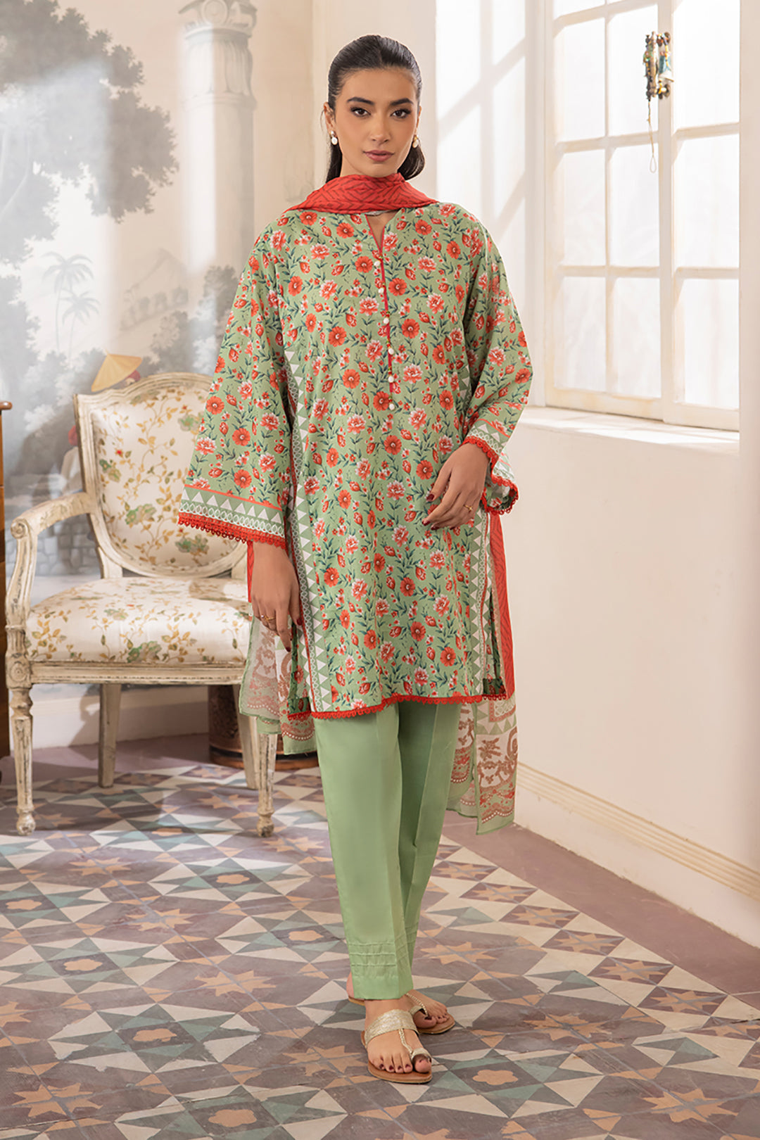 Shirt Shalwar Dupatta - 1625