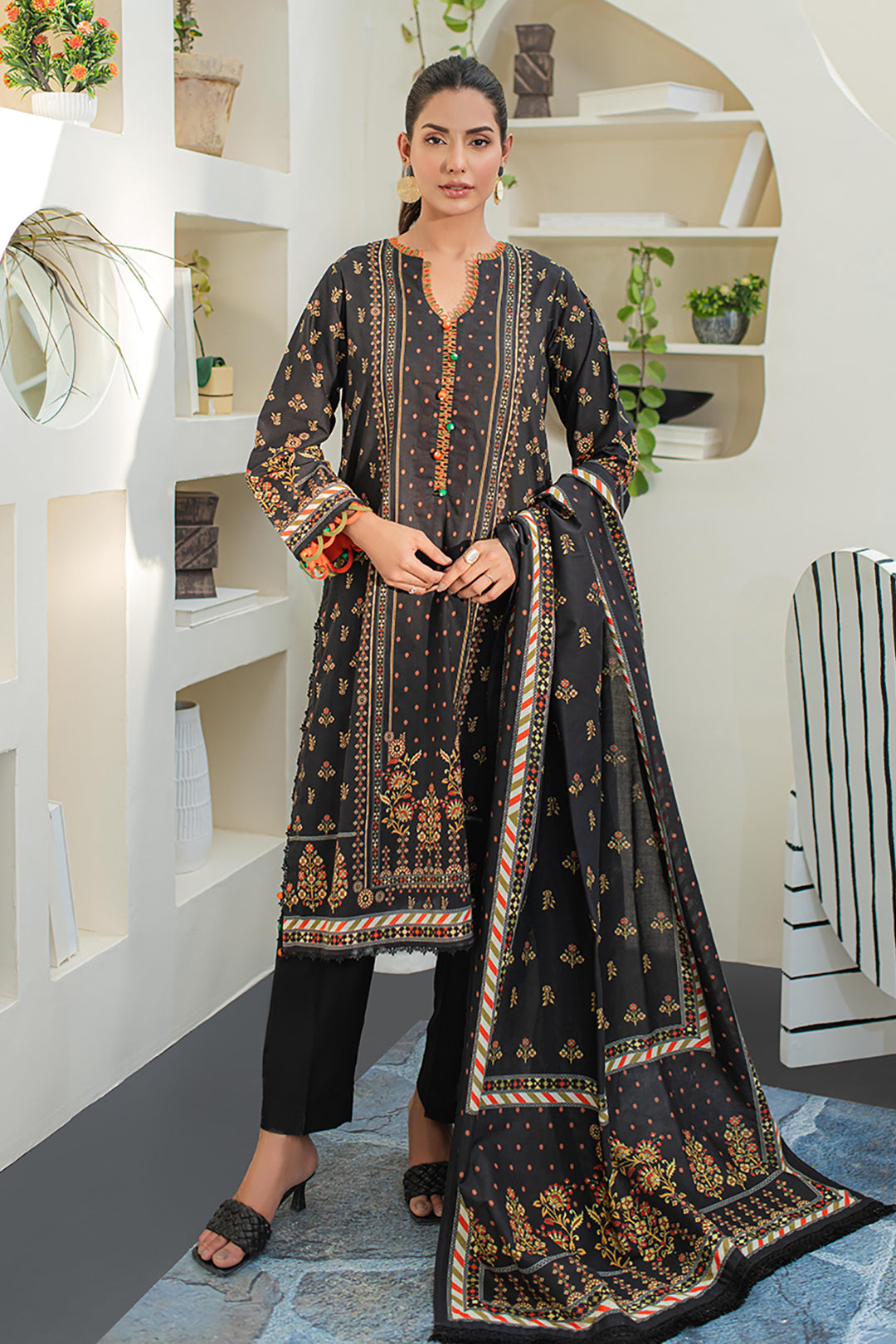 Shirt Shalwar Dupatta - 1672