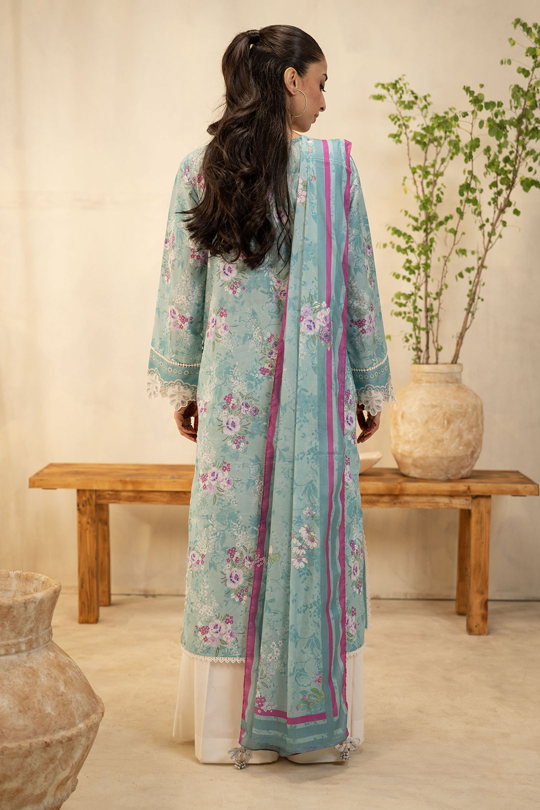 Embroidered Shirt Dupatta - 0021