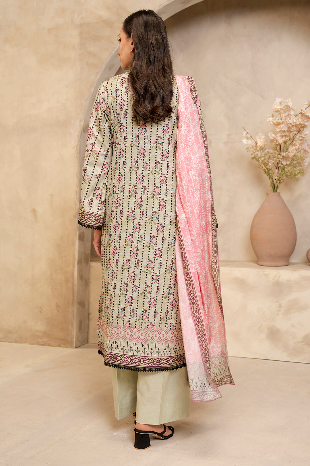 Embroidered Shirt Dupatta - 0103