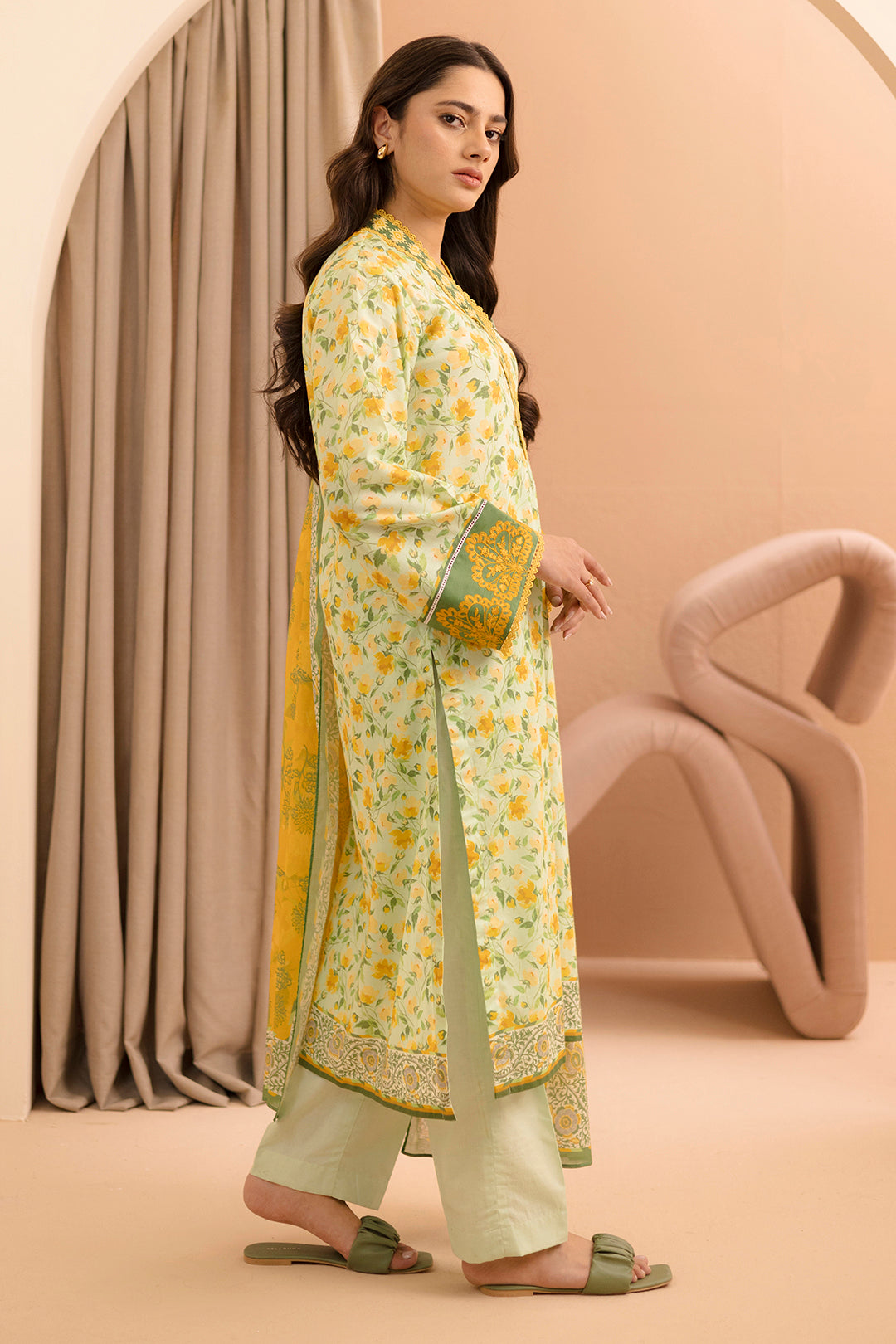 Embroidered Shirt Dupatta - 0104