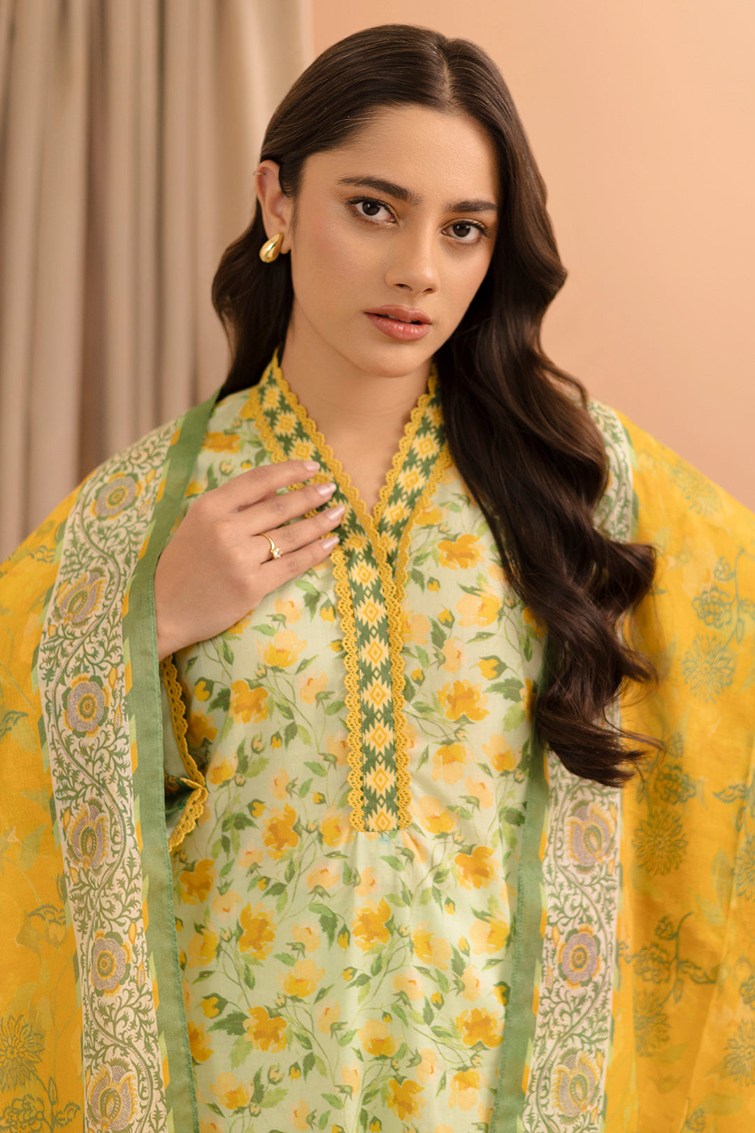Embroidered Shirt Dupatta - 0104
