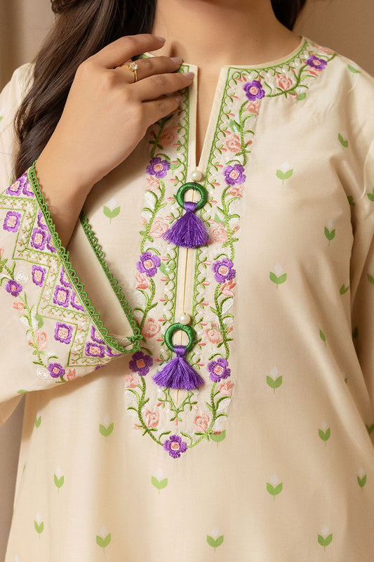 Embroidered Shirt Dupatta - 0105