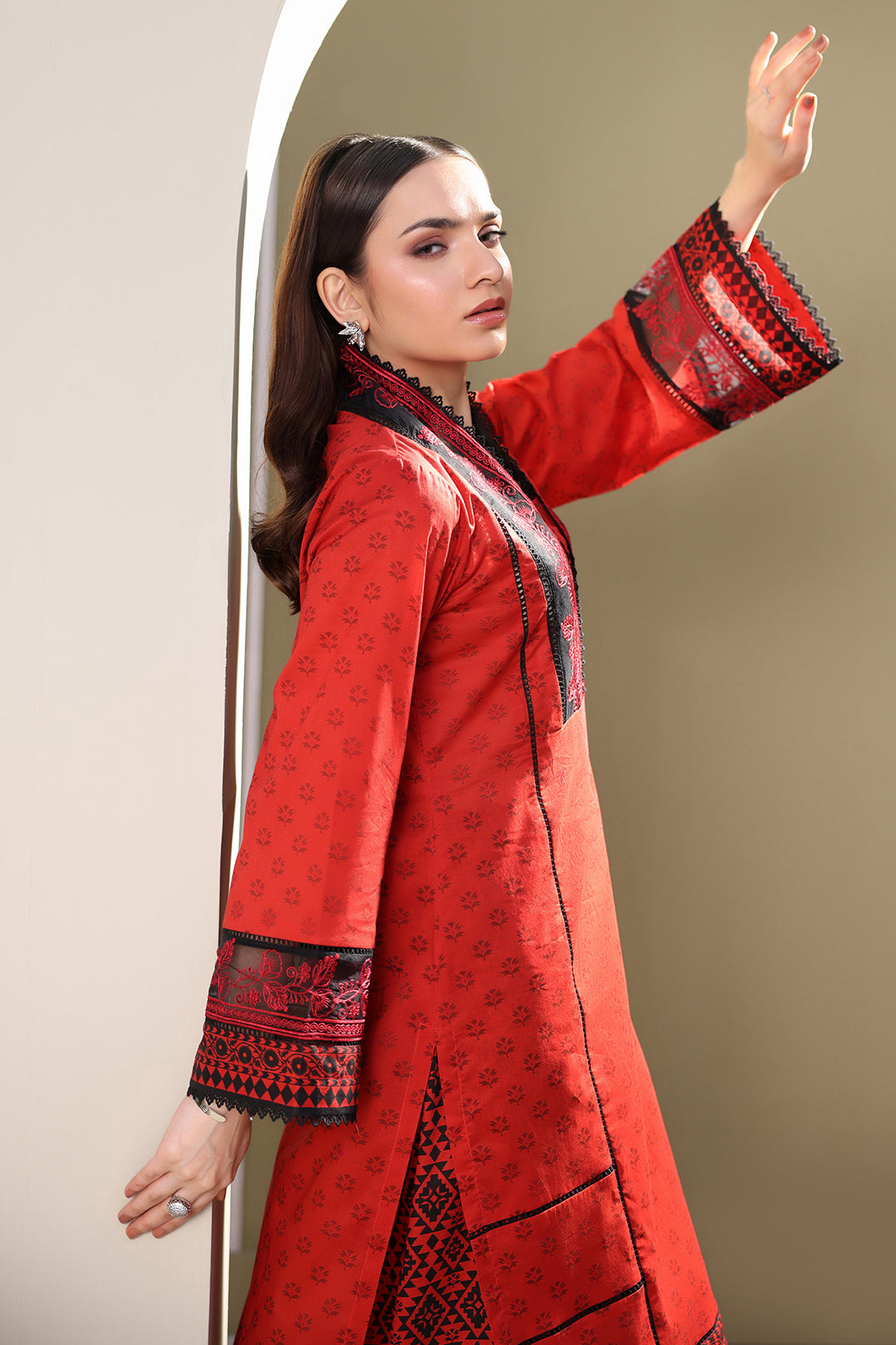 Embroidered Shirt Shalwar - 0168