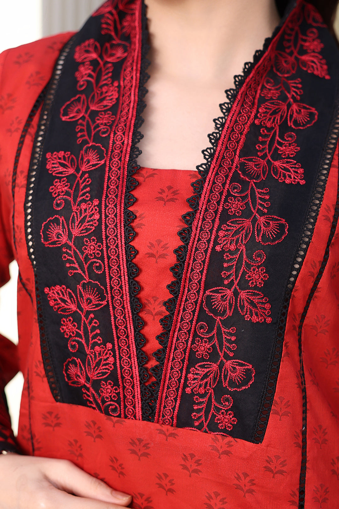 Embroidered Shirt Shalwar - 0168
