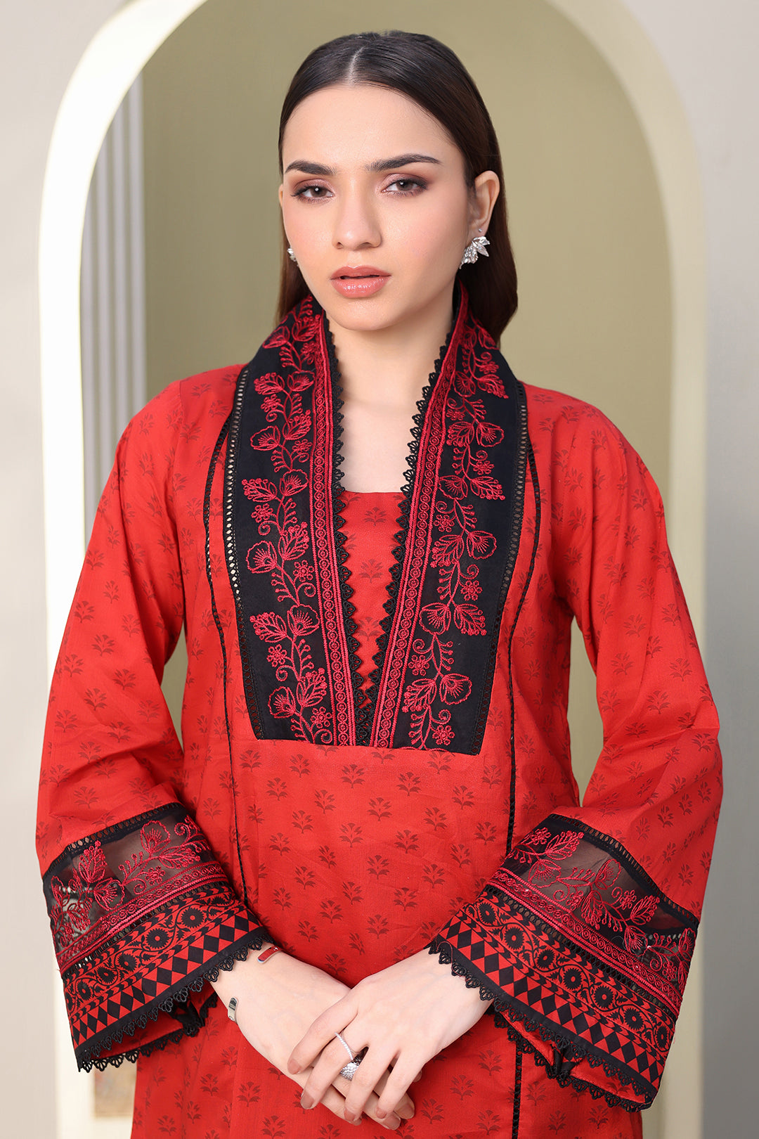 Embroidered Shirt Shalwar - 0168