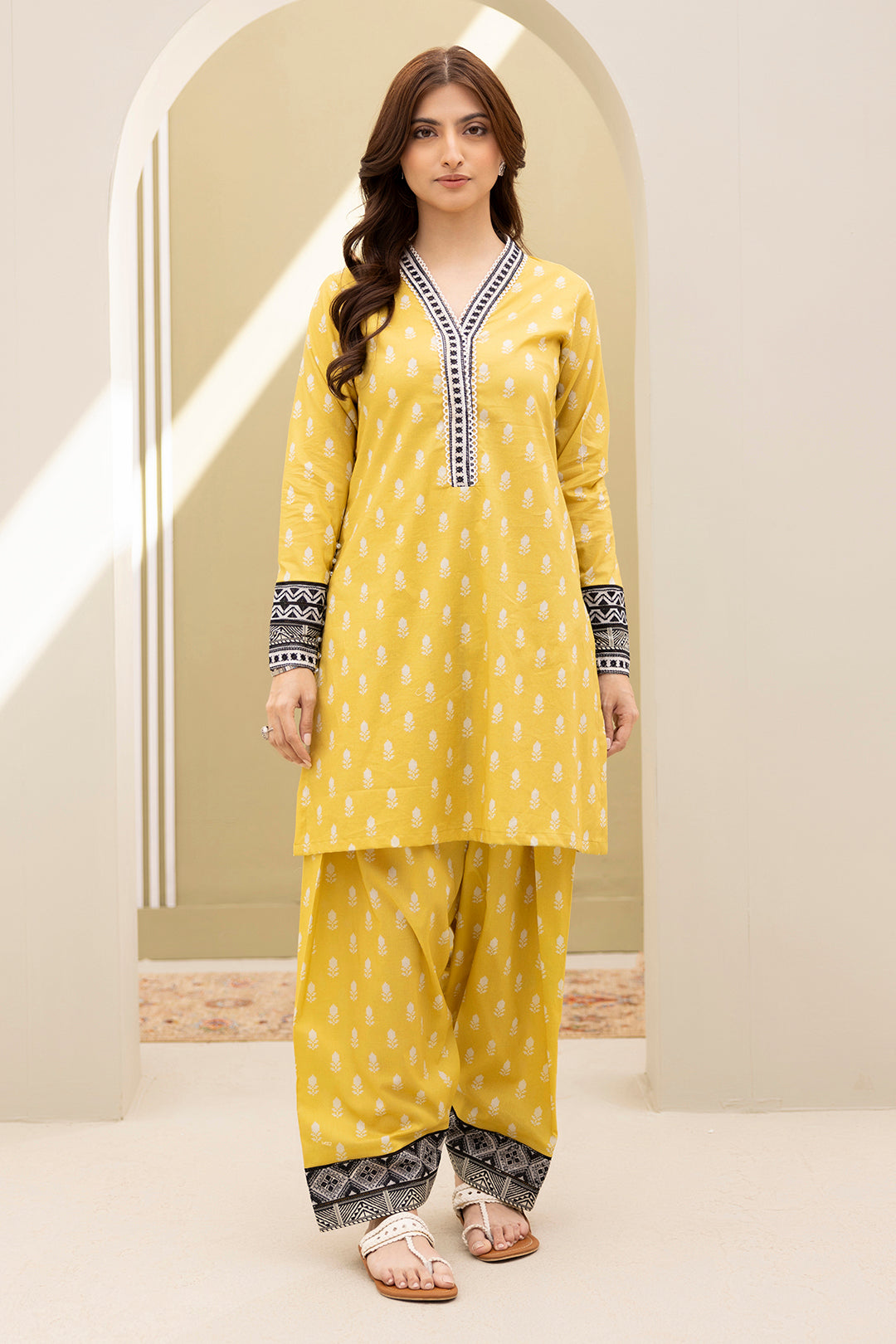Embroidered Shirt Shalwar - 0170