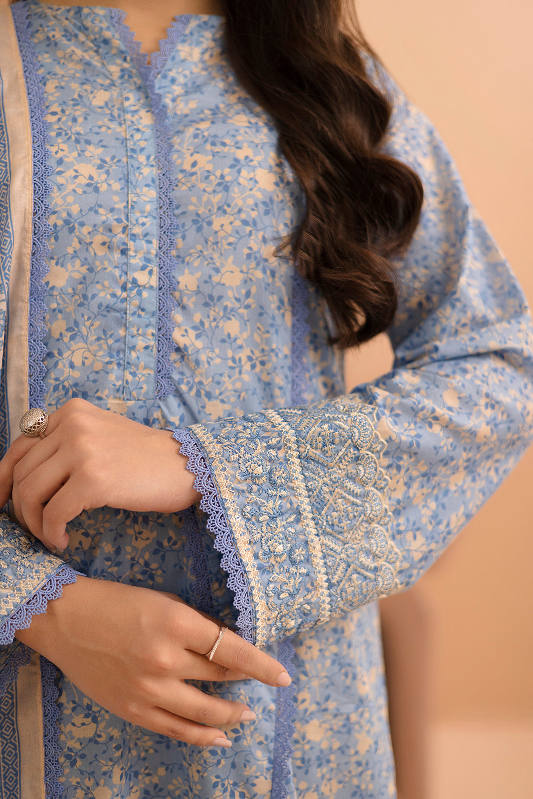 Embroidered Shirt Dupatta - 0175