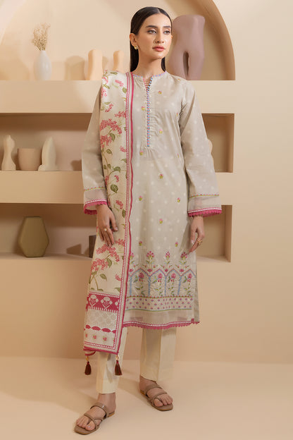 Embroidered Shirt Dupatta - 0177