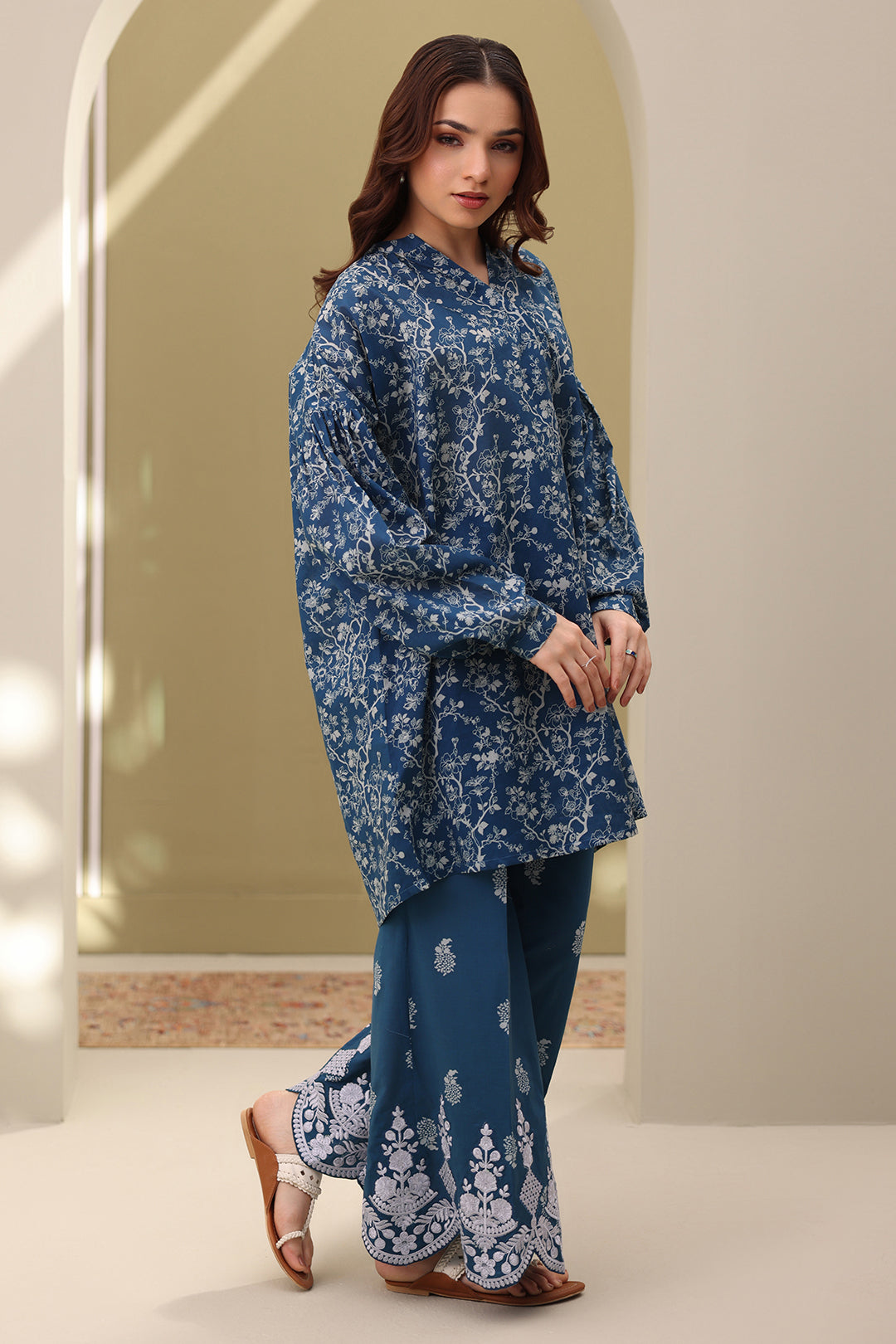 Embroidered Shirt Shalwar - 0229