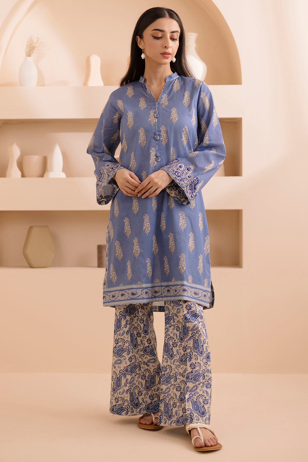 Embroidered Shirt Shalwar - 0231