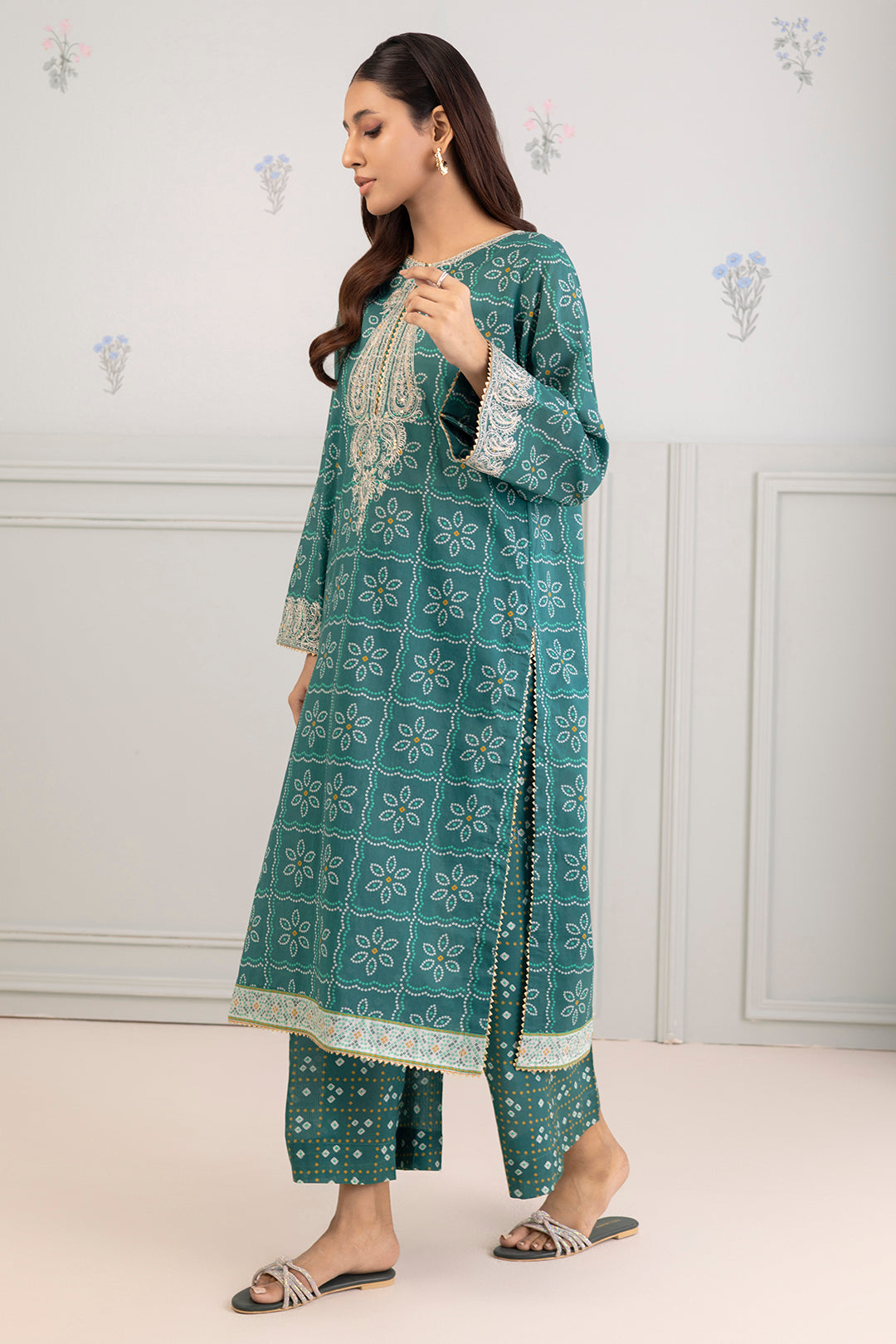 Embroidered Shirt Shalwar - 0233