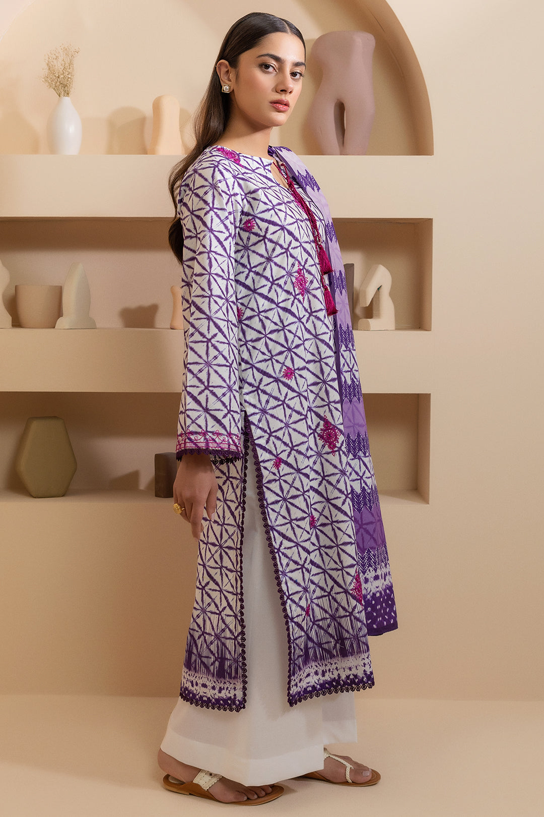 Embroidered Shirt Dupatta - 0241