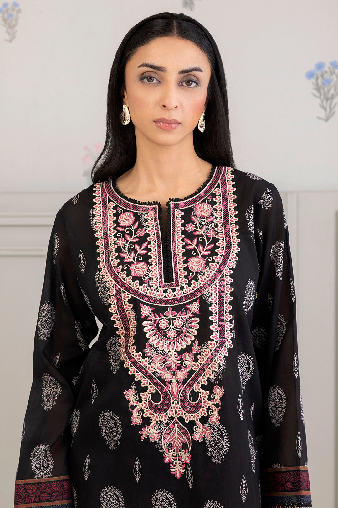 Embroidered Shirt Shalwar - 0309