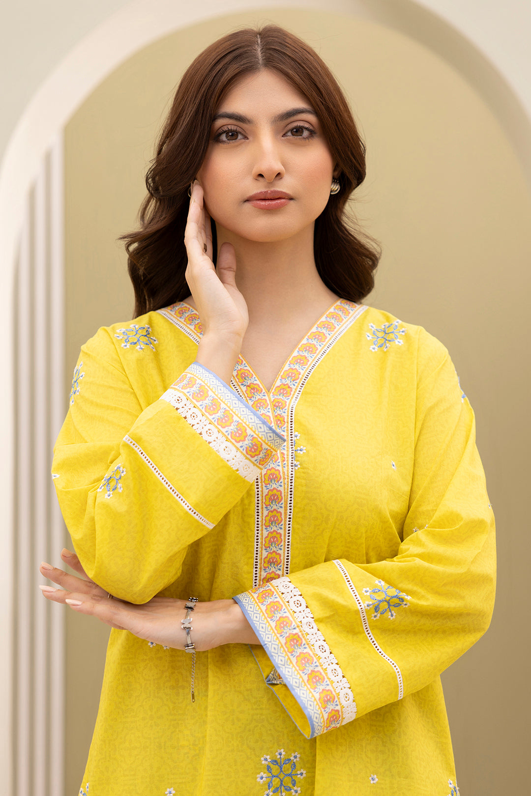 Embroidered Shirt Shalwar - 0310