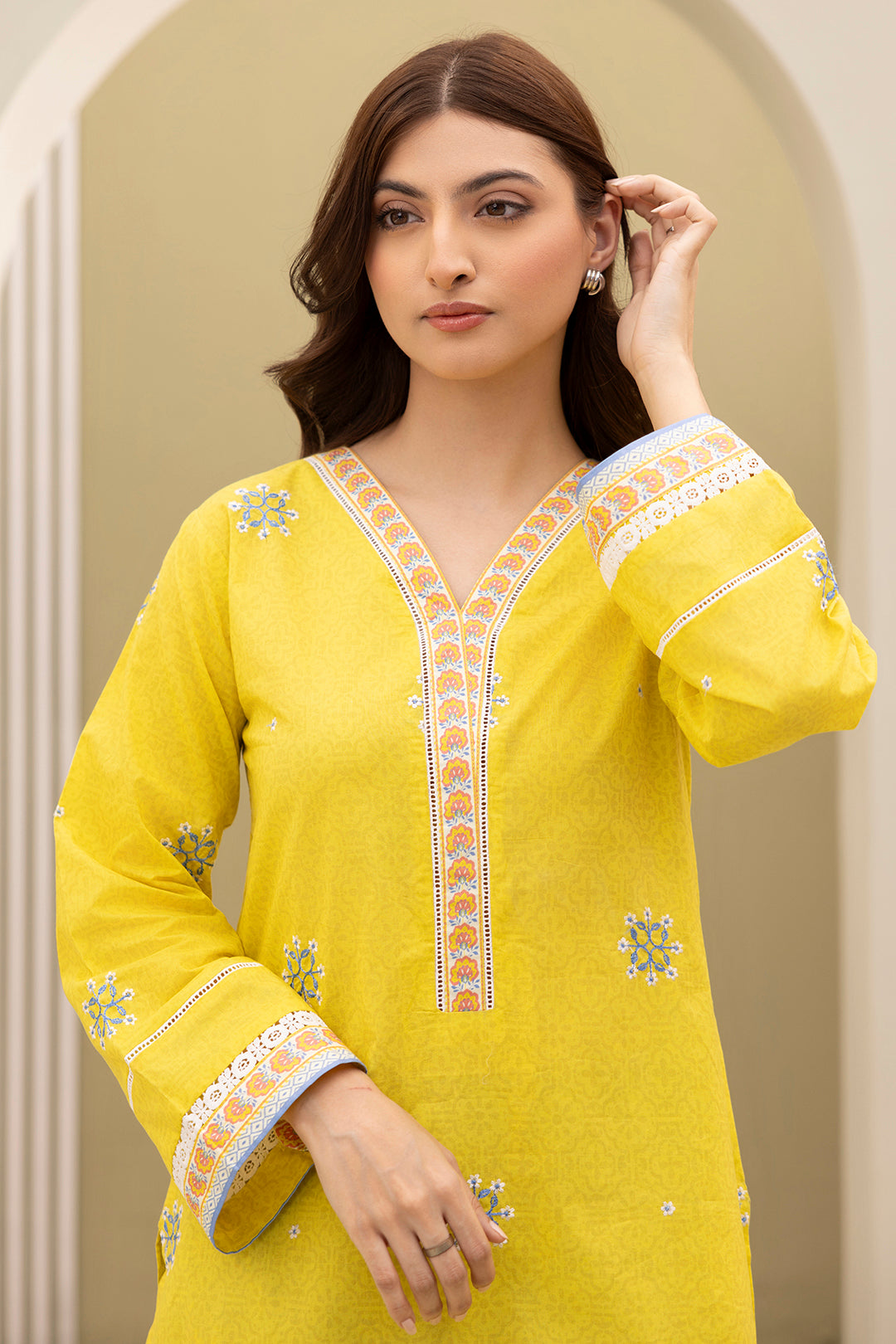 Embroidered Shirt Shalwar - 0310