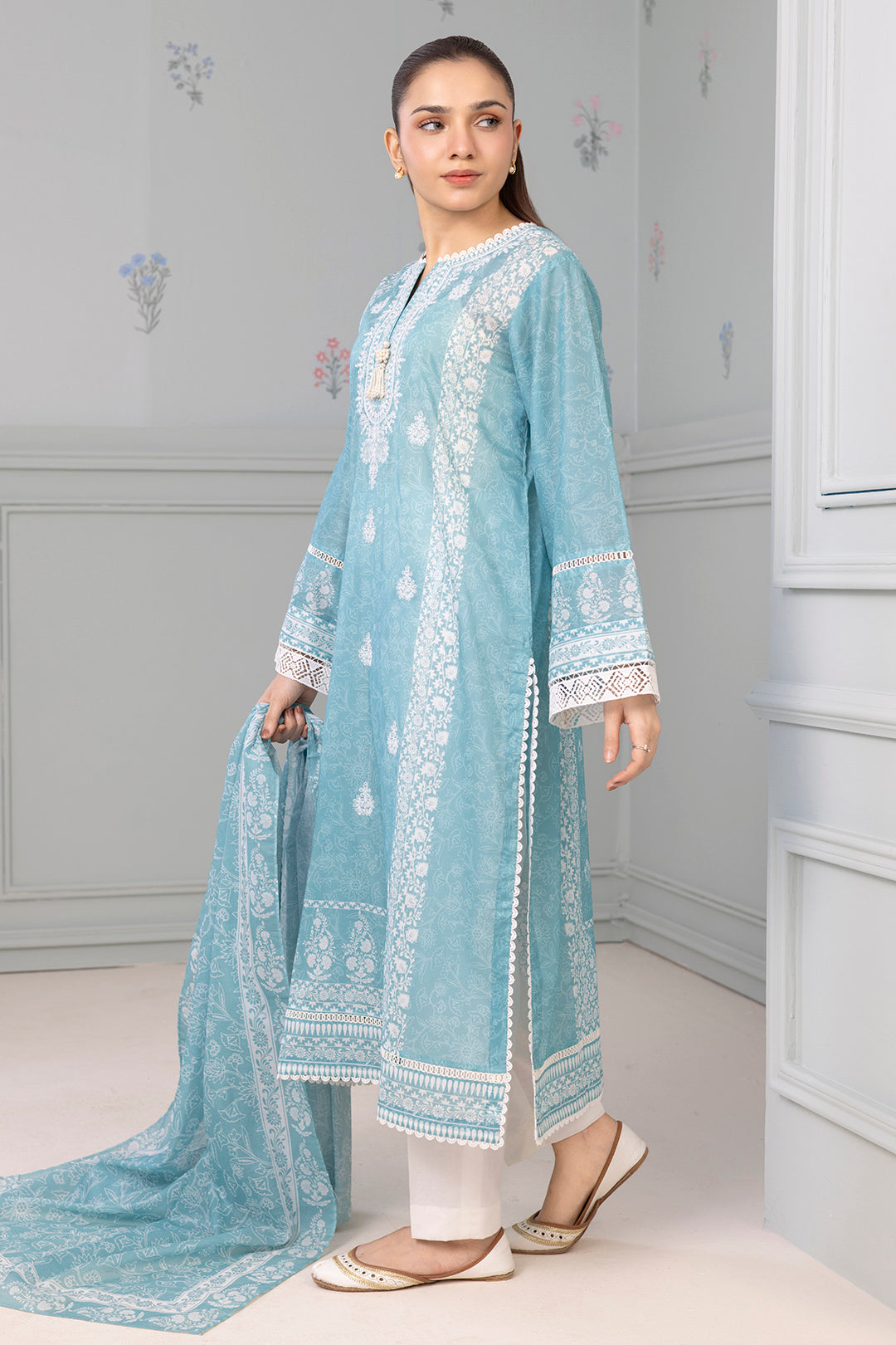 Embroidered Shirt Dupatta - 0311