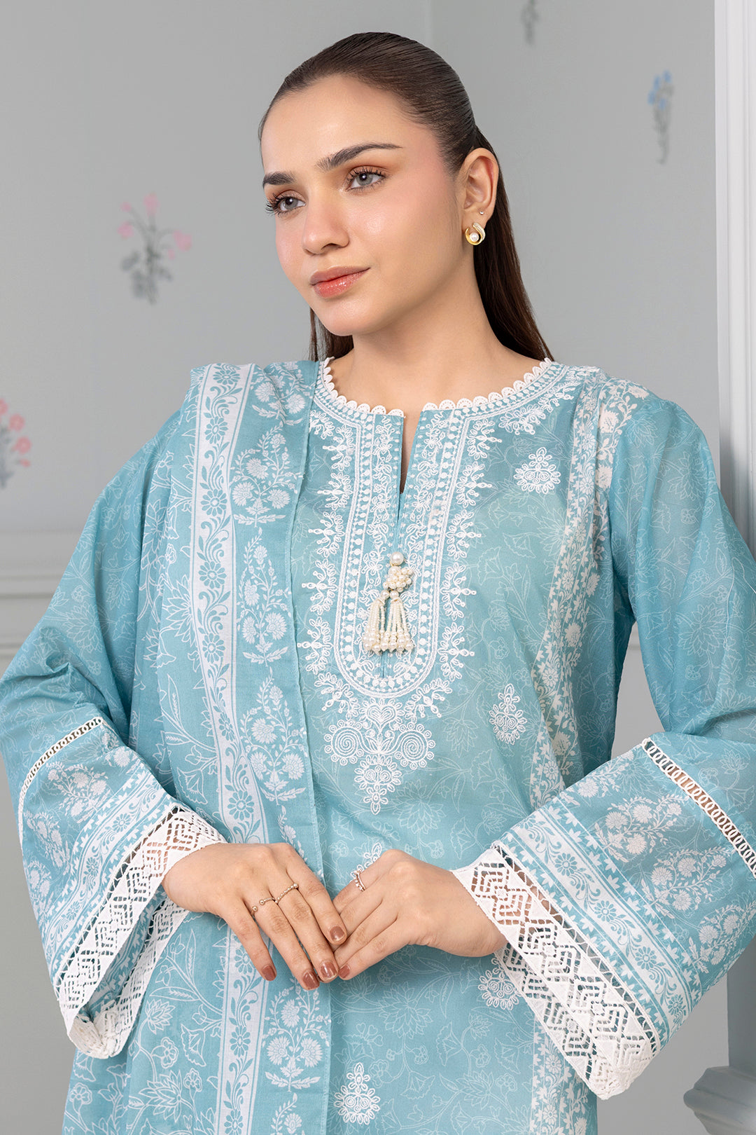 Embroidered Shirt Dupatta - 0311