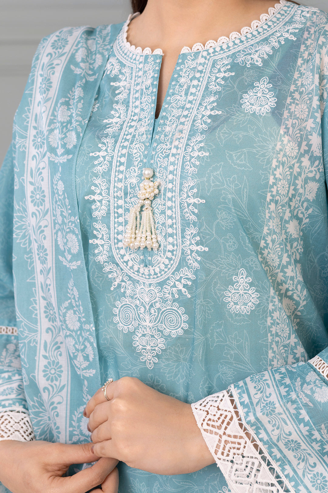 Embroidered Shirt Dupatta - 0311
