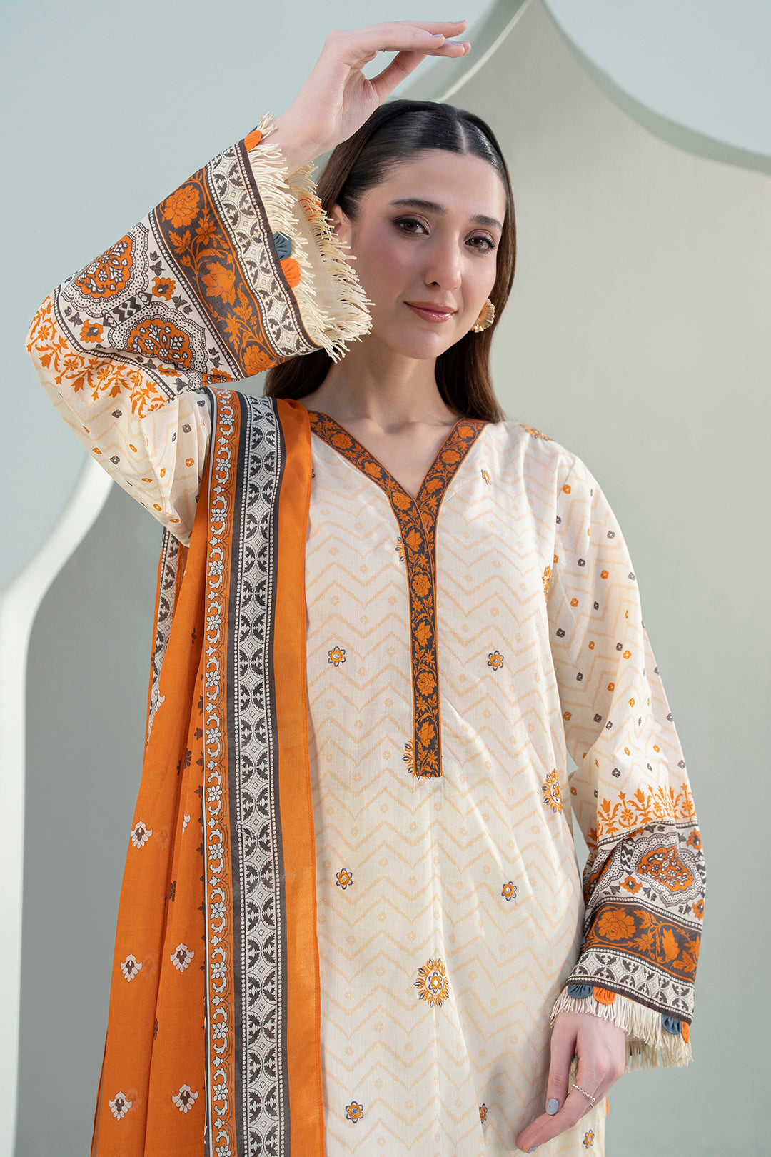 Embroidered Shirt Dupatta - 0312