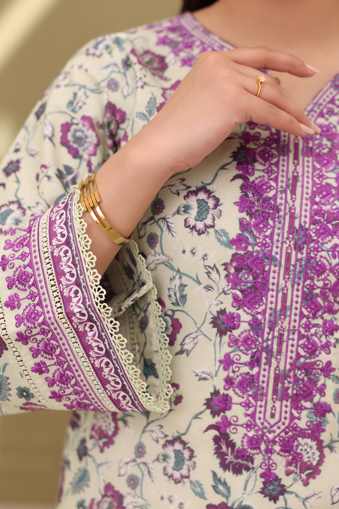 Embroidered Shirt Dupatta - 0313