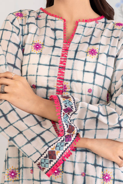 Embroidered Shirt Shalwar - 0372