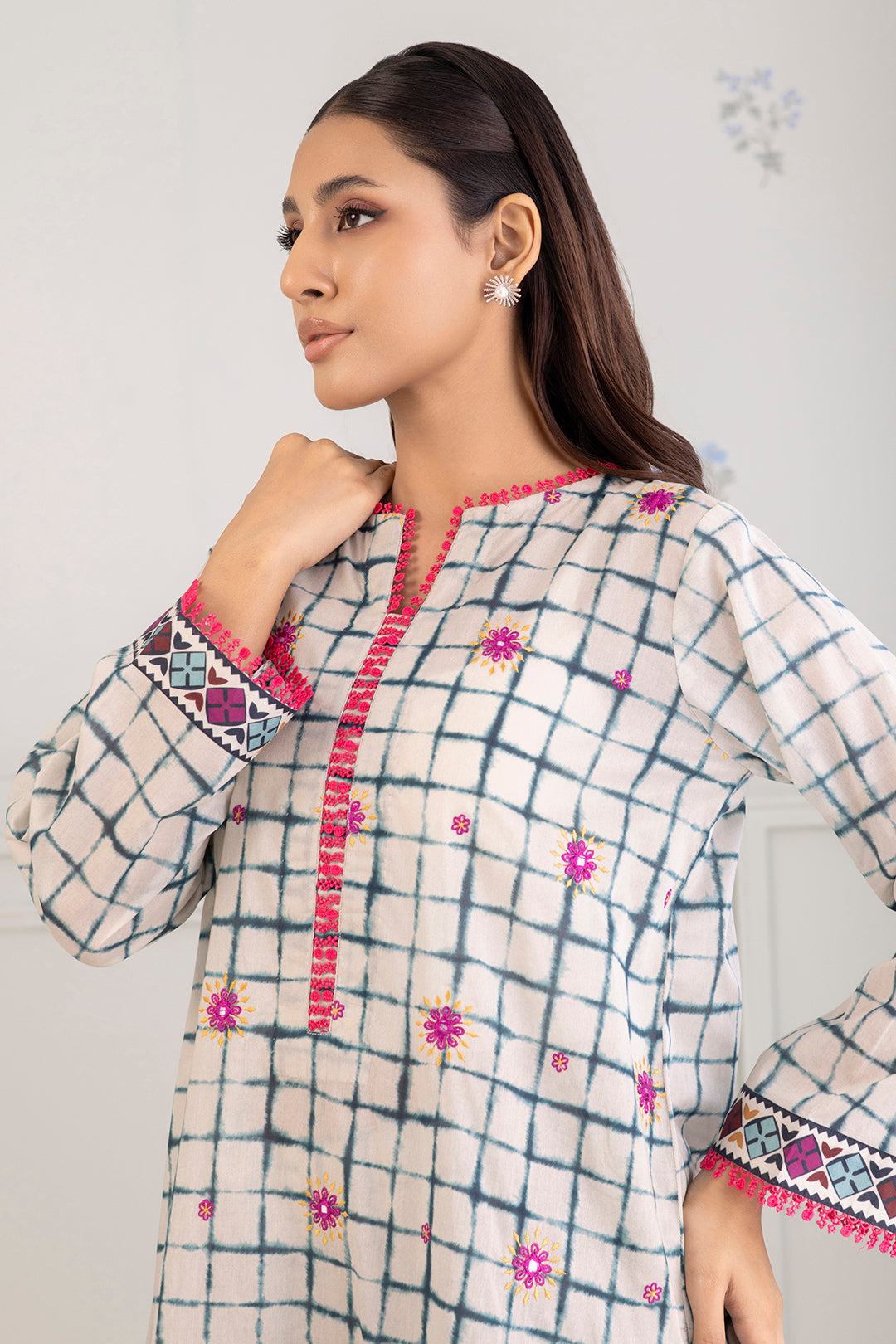 Embroidered Shirt Shalwar - 0372