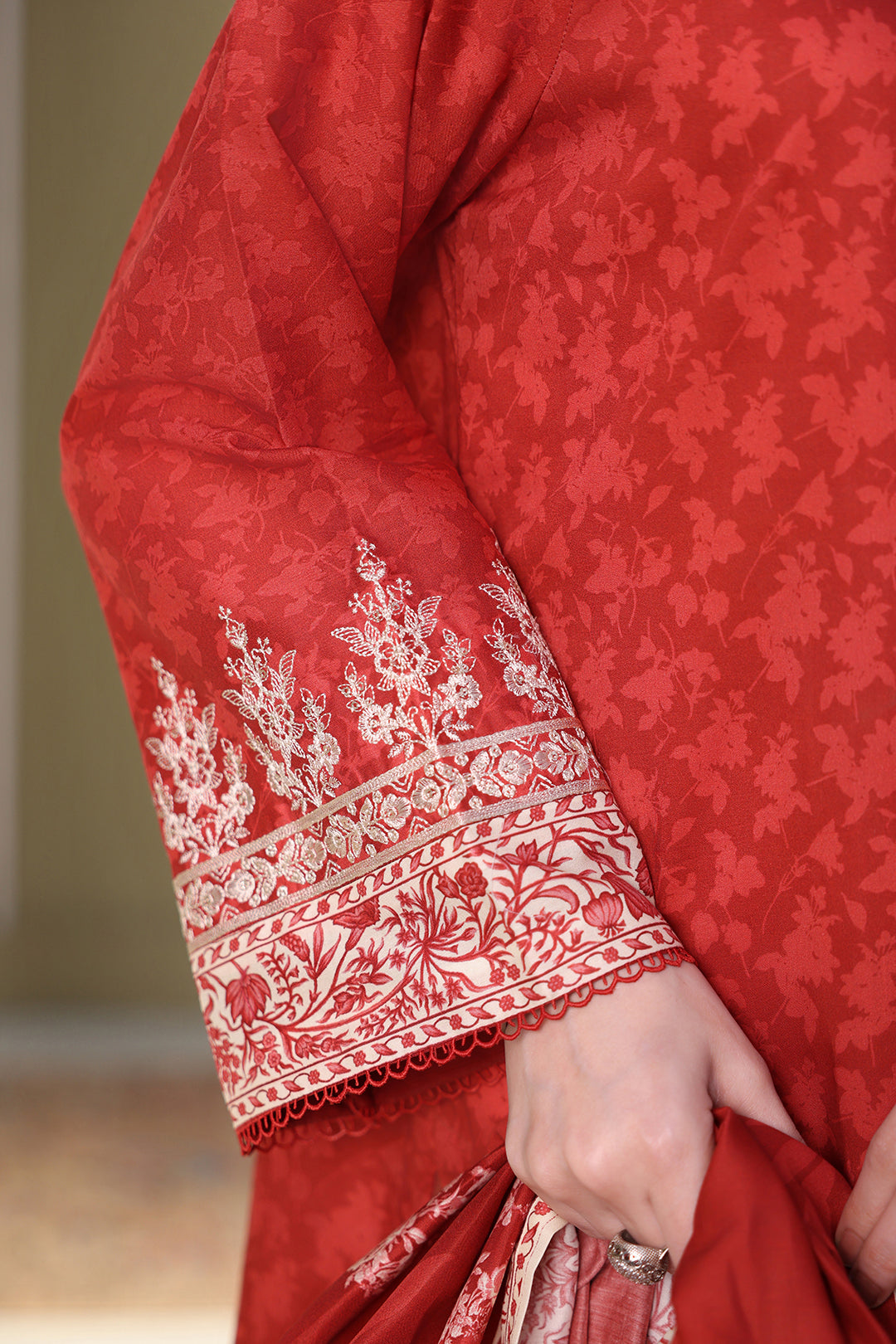 Embroidered Shirt Dupatta - 0376